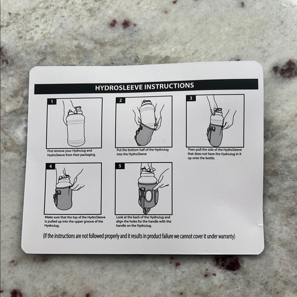 HydroJug Sleeve in Light Pink Tie-Dye - Picture 5 of 8